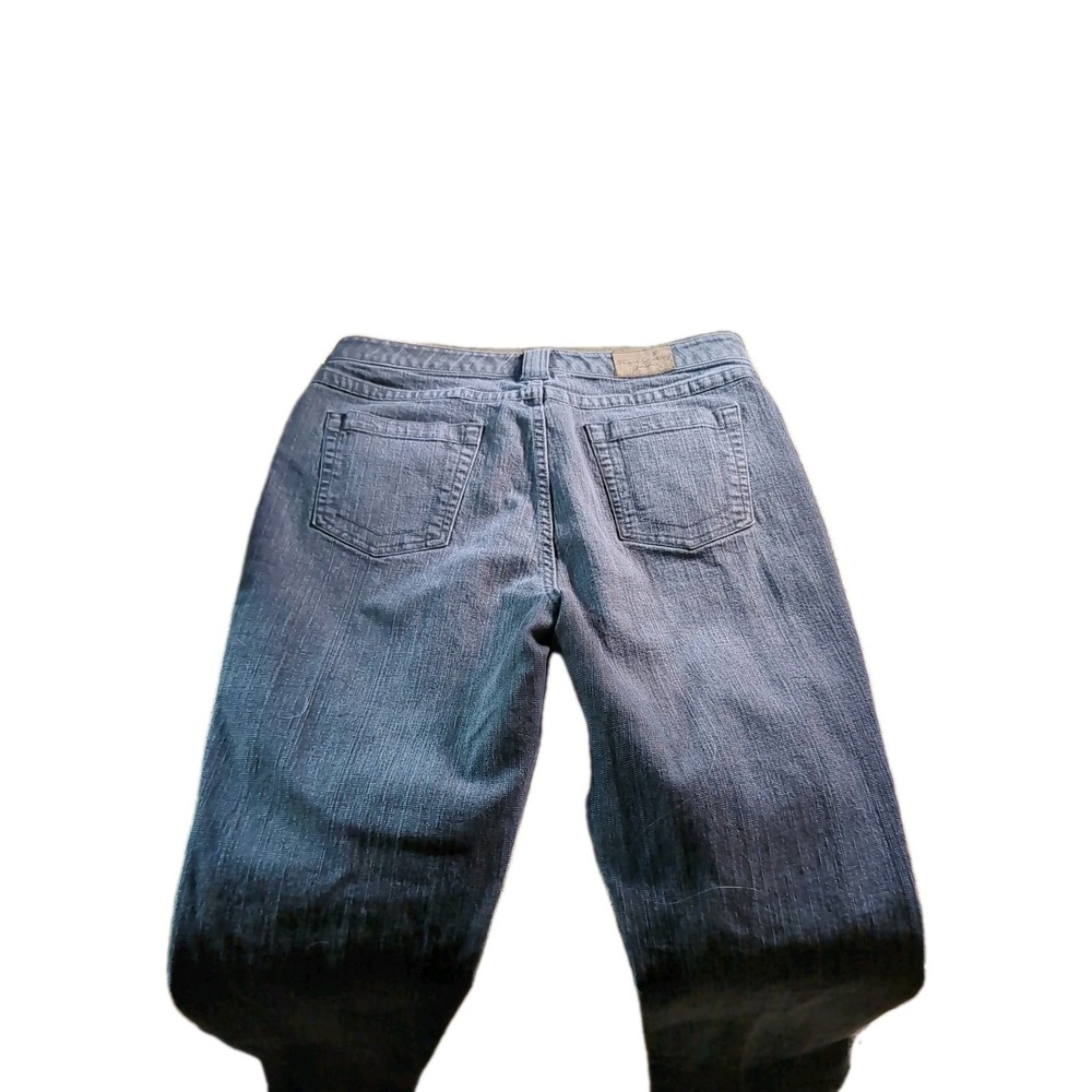 French Dressing Jeanswear Women's Size 12 Dark Wash Black Denim Straight Leg - Picture 2 of 5